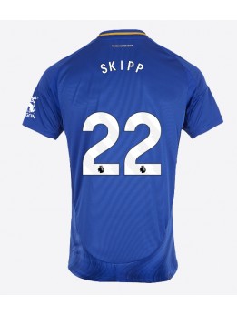 Leicester City Oliver Skipp #22 Replika Hemmakläder 2024-25 Kortärmad